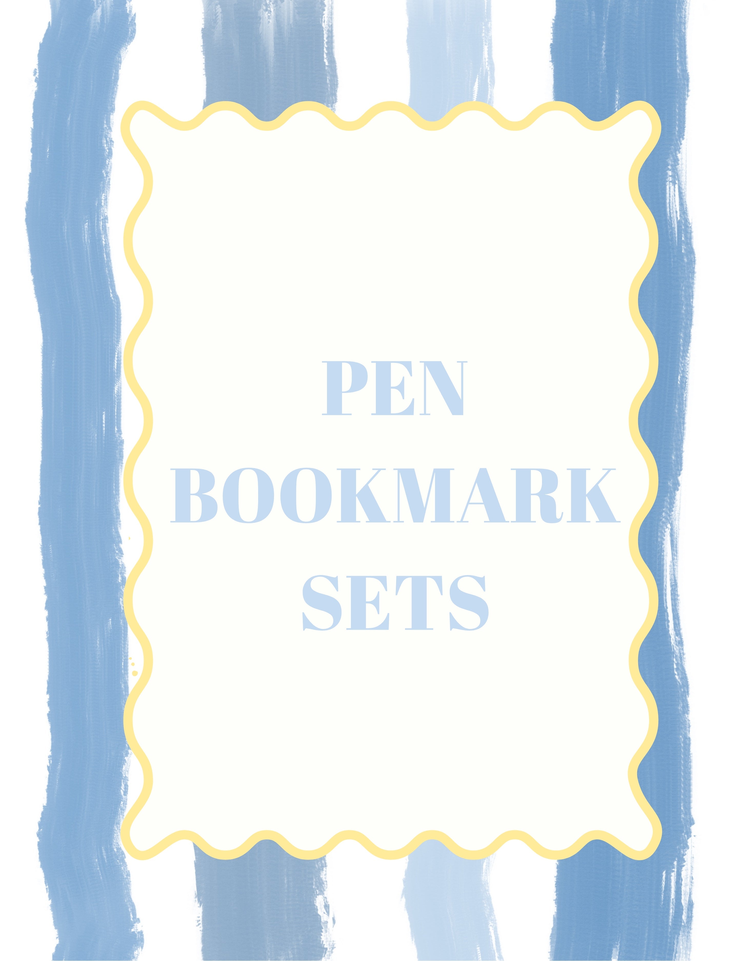 Pen Bookmark Sets
