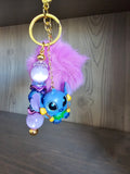 Blue Alien Keychain