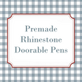 Rhinestone Doorable Pens