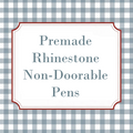 Rhinestone Non-Doorable