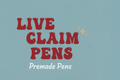 Live Claim Pens